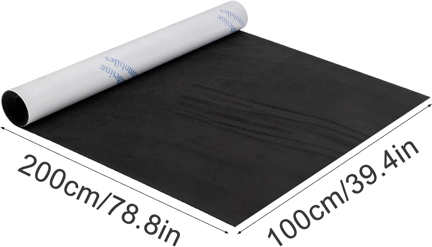 Thumbnail 1 de Y.A. LOTUS Black Microfiber Fabric Self-Adhesive Suede-Look Stretch Film (39.37in x 78.74in)