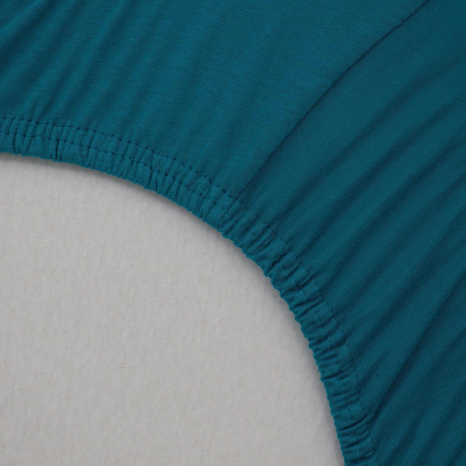 Thumbnail 1 de BabyCalin Sábana Bajera Azul Tropical 60x120x15 cm 🌴