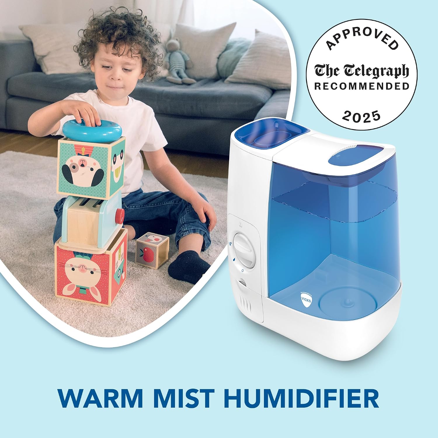 Detalle 2 de Vicks VH845 Warm Mist Humidifier 3.8 L