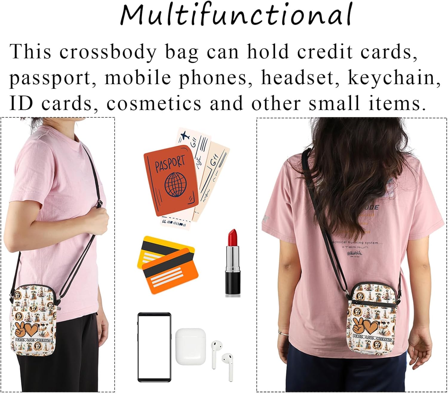 Thumbnail 4 de PLITI Meerkat Gift Crossbody Bag for Women