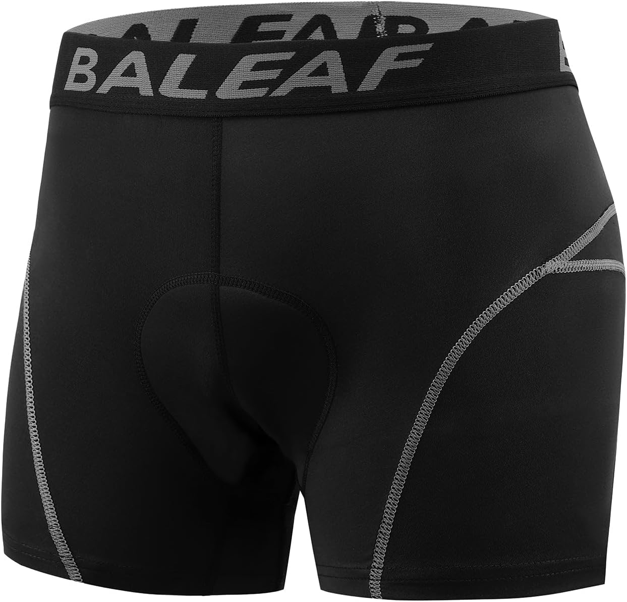 Detalle de baleaf Herren-Radunterhose mit 3D-Sitzpolster und Flachnähten – gepolsterte Radlershorts für Radtouren
