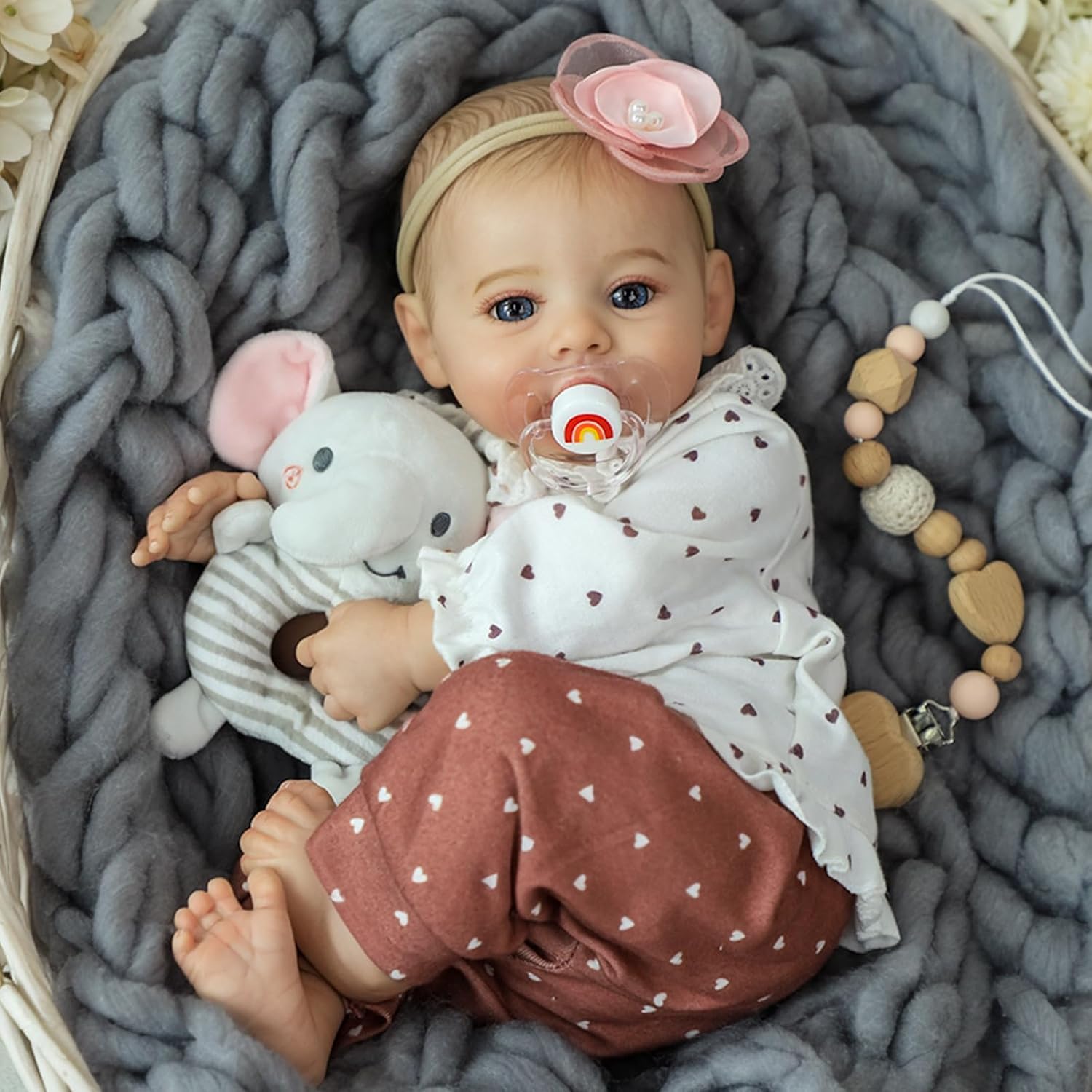 Detalle 2 de KSBD Reborn Baby Doll 18 Inch