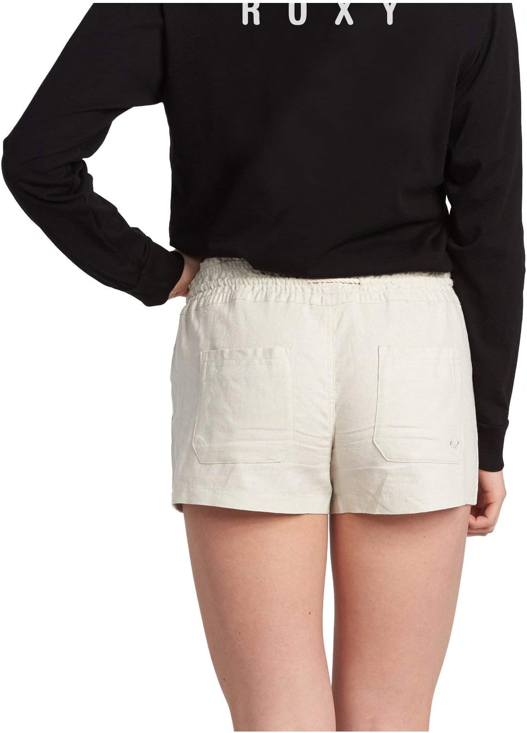 Thumbnail 6 de Roxy Women's Oceanside Beach Short: Lightweight Linen Blend Comfort for Beachwear and Beyond