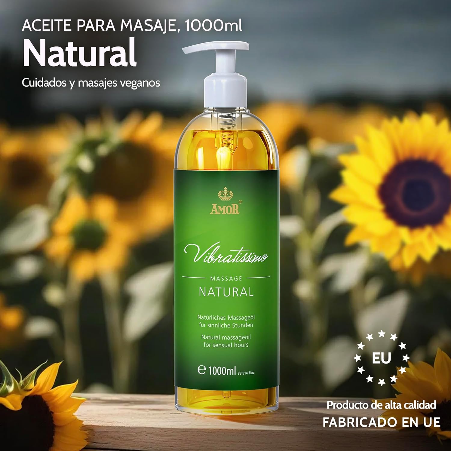 Thumbnail 1 de Vibratissimo Natural Aceite de Masaje Afrodisíaco 1000 ml