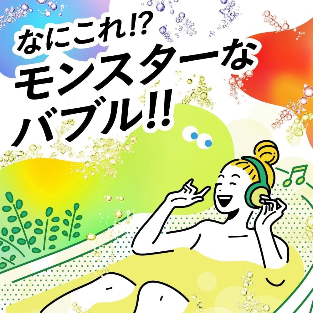 Detalle de バブ モンスターバブル デカラクサイズ 18錠入り 高濃度炭酸・温泉成分配合