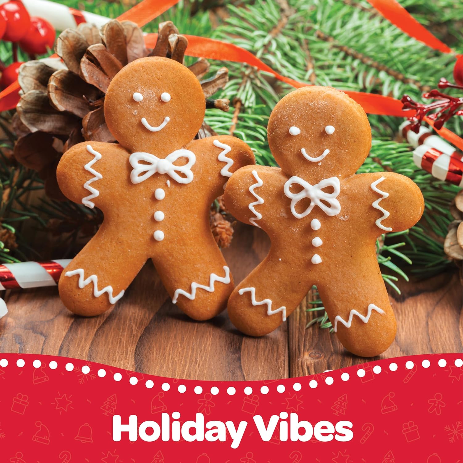 Detalle de 140636 Gingerbread Cookie Decorating Kit with Family Shapes, Icing Tips and Color Crystals