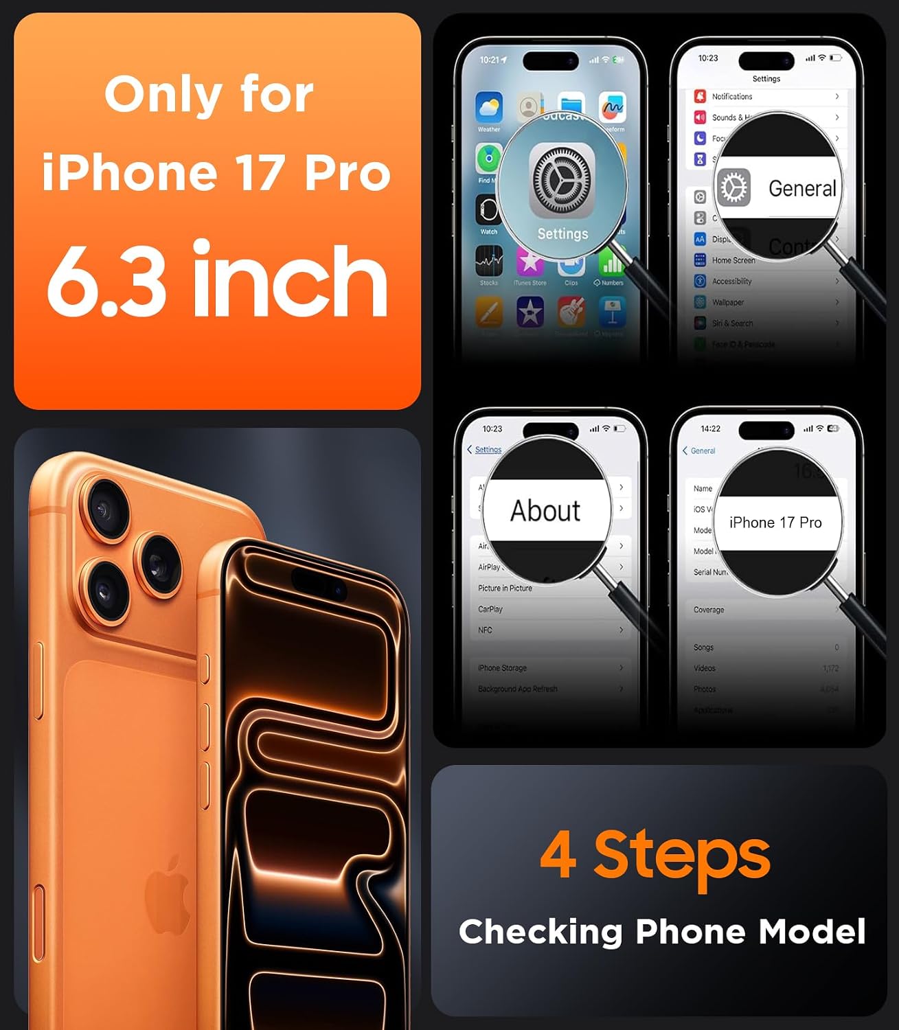 Detalle 2 de SPIDERCASE iPhone 17 Pro slim magnetic case 6.3”
