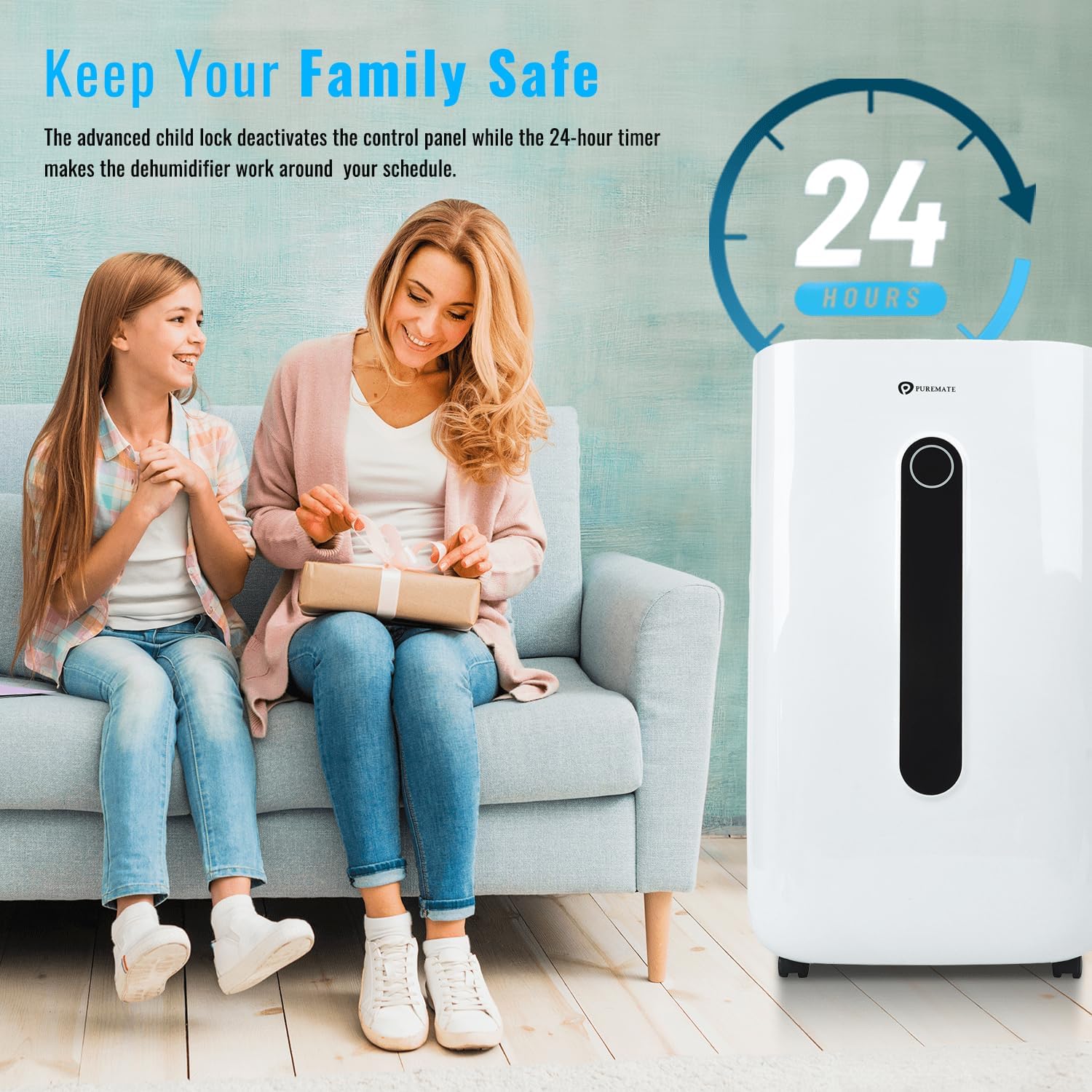 Thumbnail 6 de PureMate 20L Dehumidifier 6.5L Tank