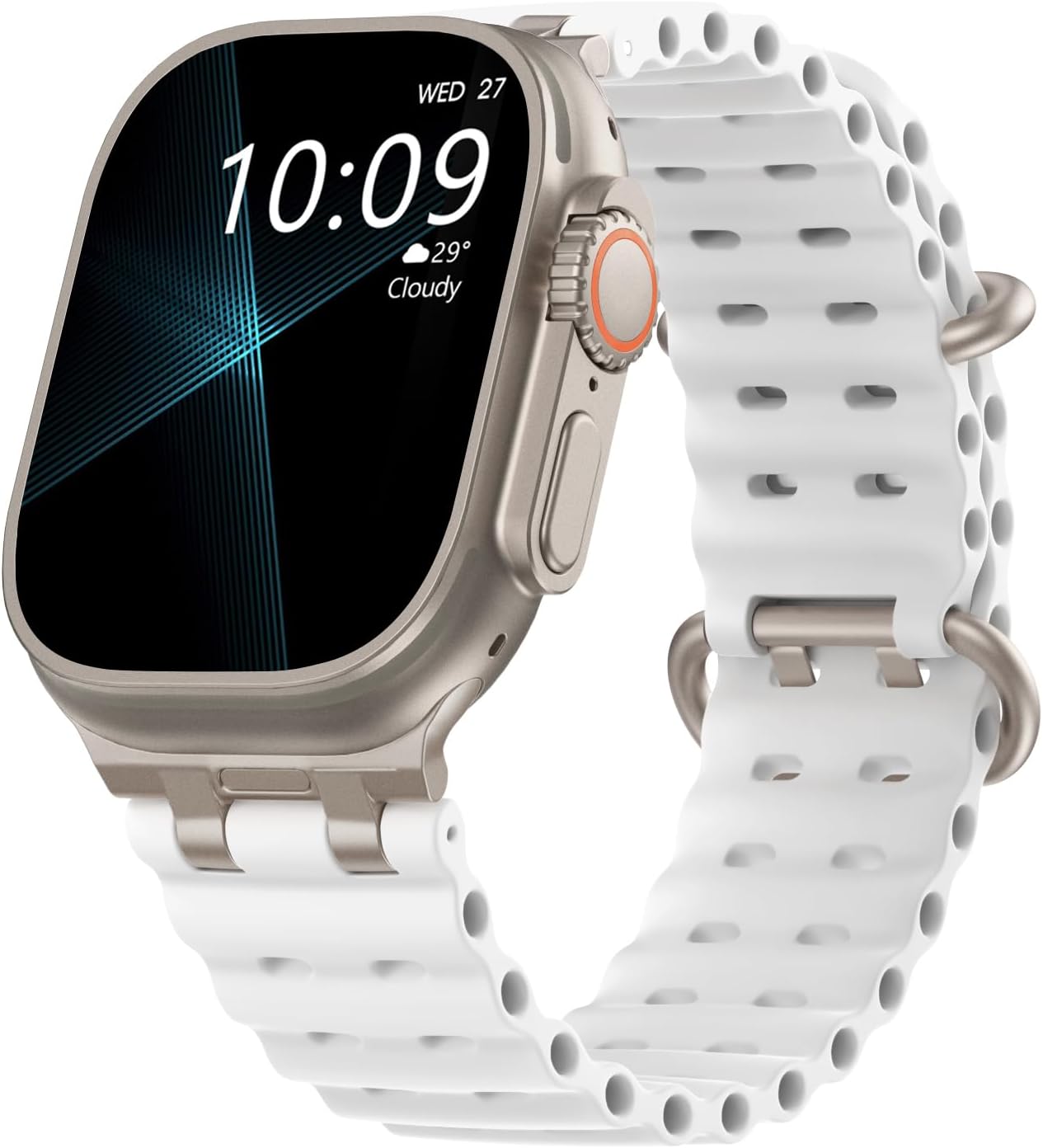 Detalle de TiMOVO Ocean Strap 49mm breathable band