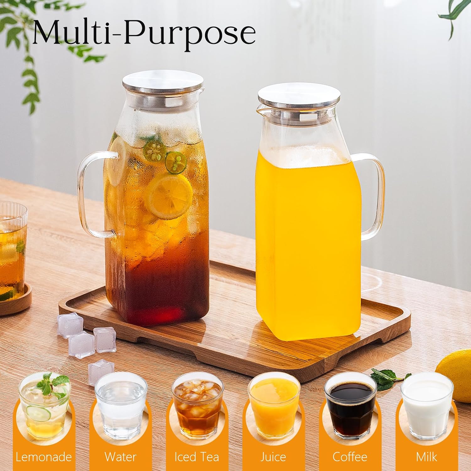 Thumbnail 3 de Glass Pitcher 68 oz