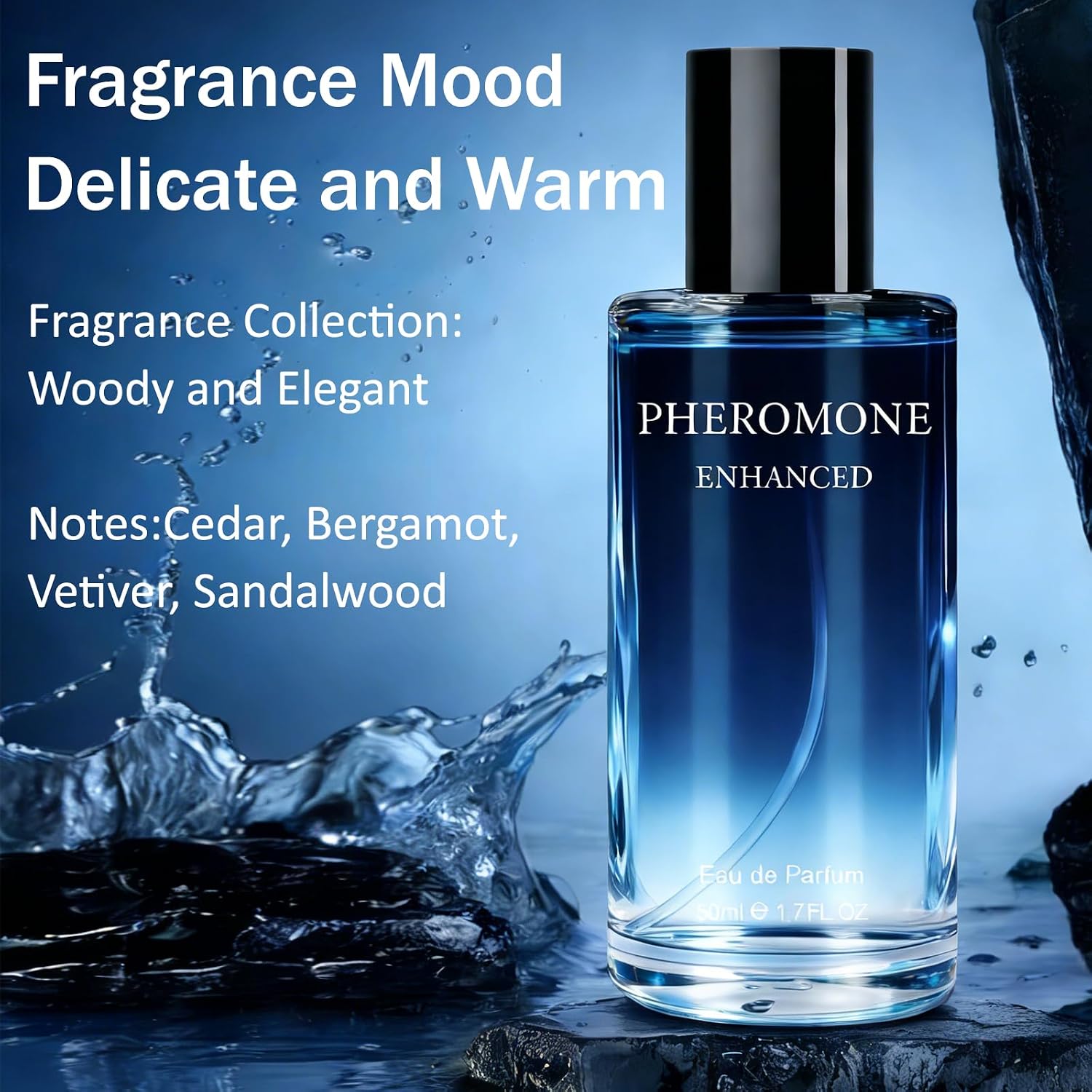 Thumbnail 3 de GlyndraPetal Parfum Heren herrparfym, eau de parfum med träiga noter, 50 ml