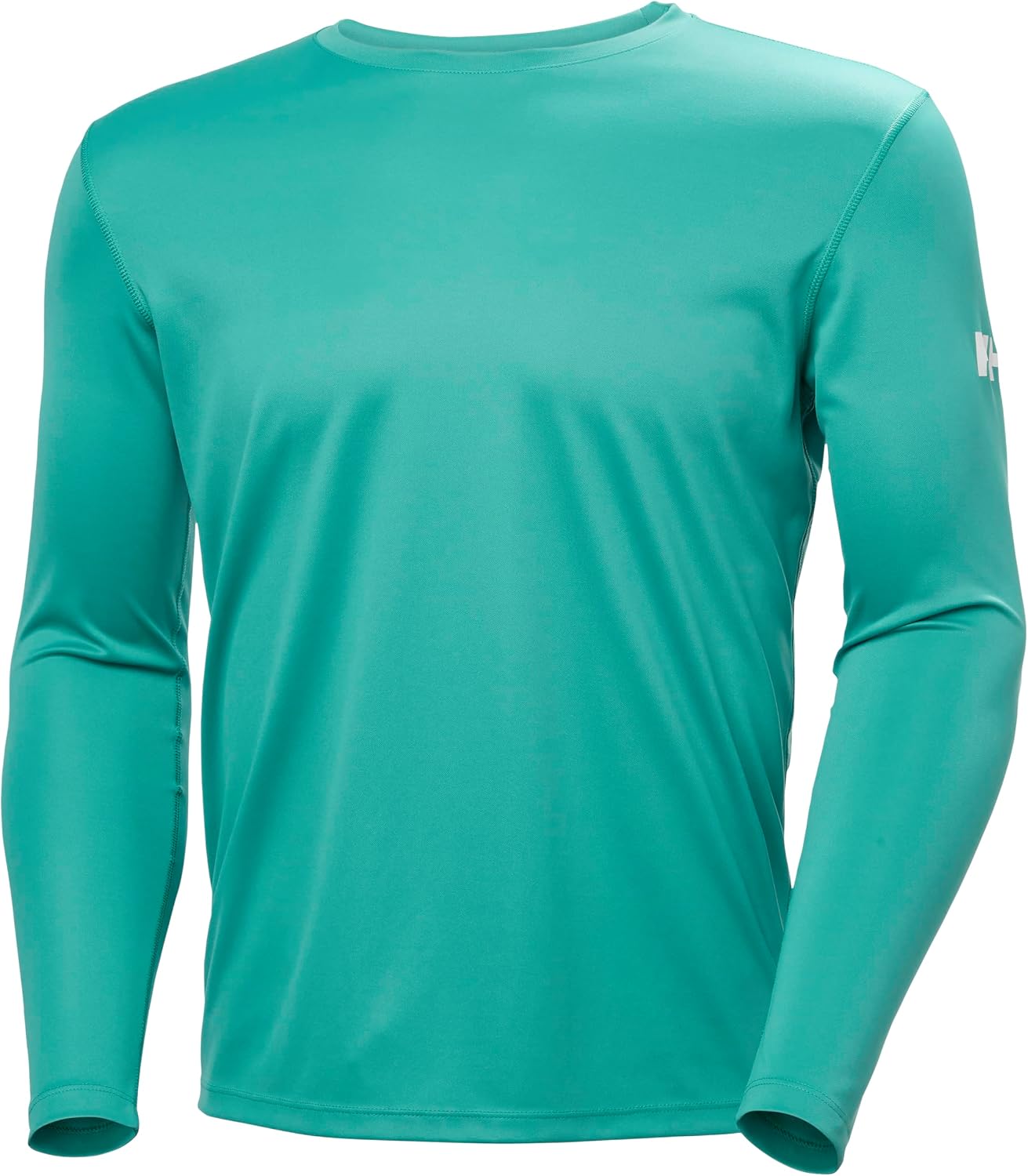 Detalle de Helly Hansen Men's HH Tech Crew LS 2.0 T-Shirt (Pack of 1) – Sun-Protective Long Sleeve Top