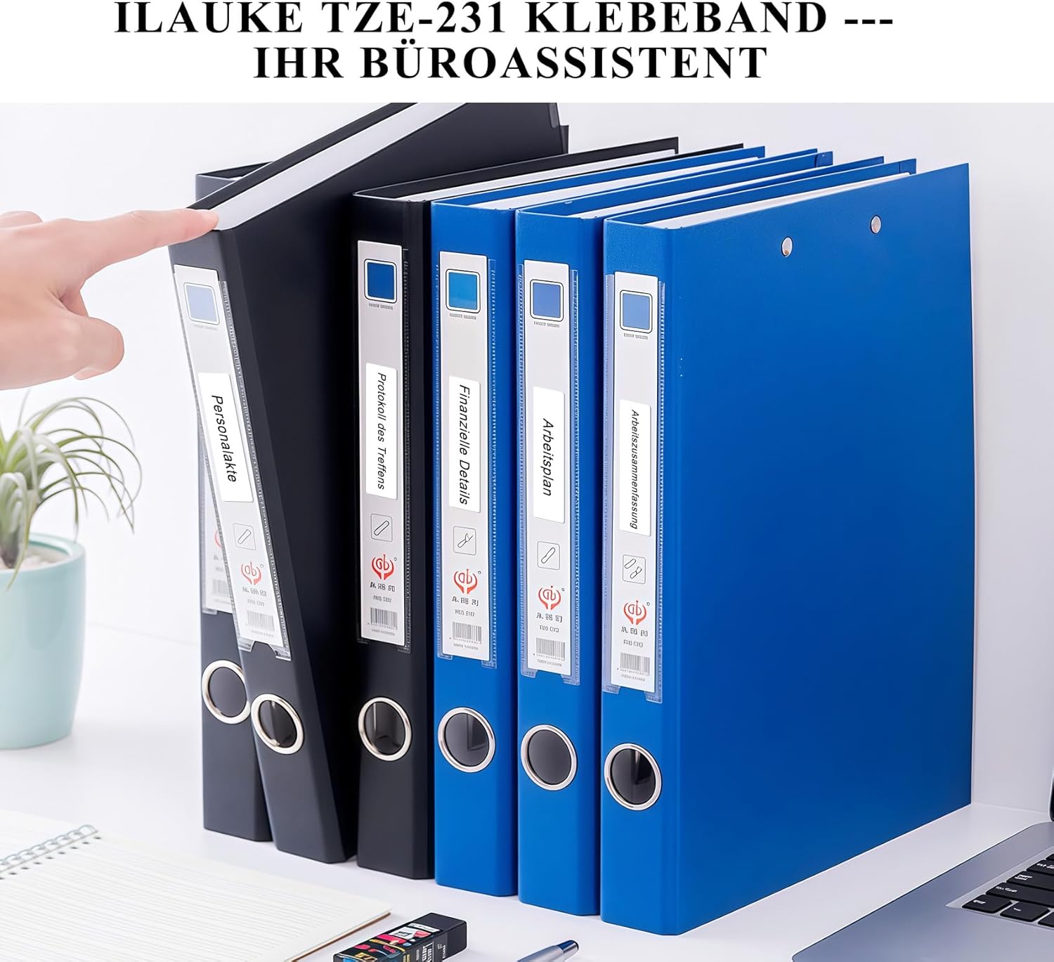 Thumbnail 2 de Ilauke TZe-231 Beschriftungsband 12 mm 🖨️