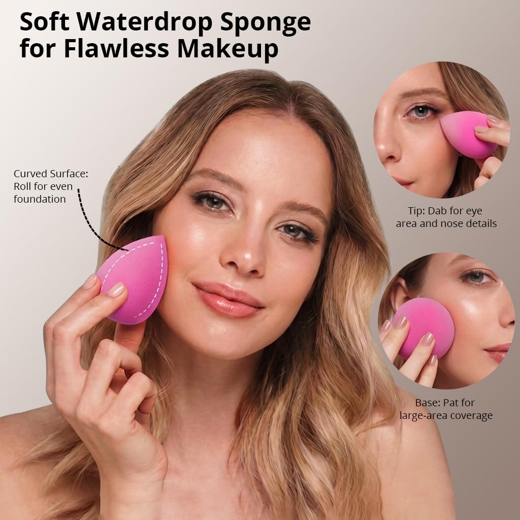Thumbnail 5 de BEAKEY Makeup Brushes Set with 2 Sponges ๐