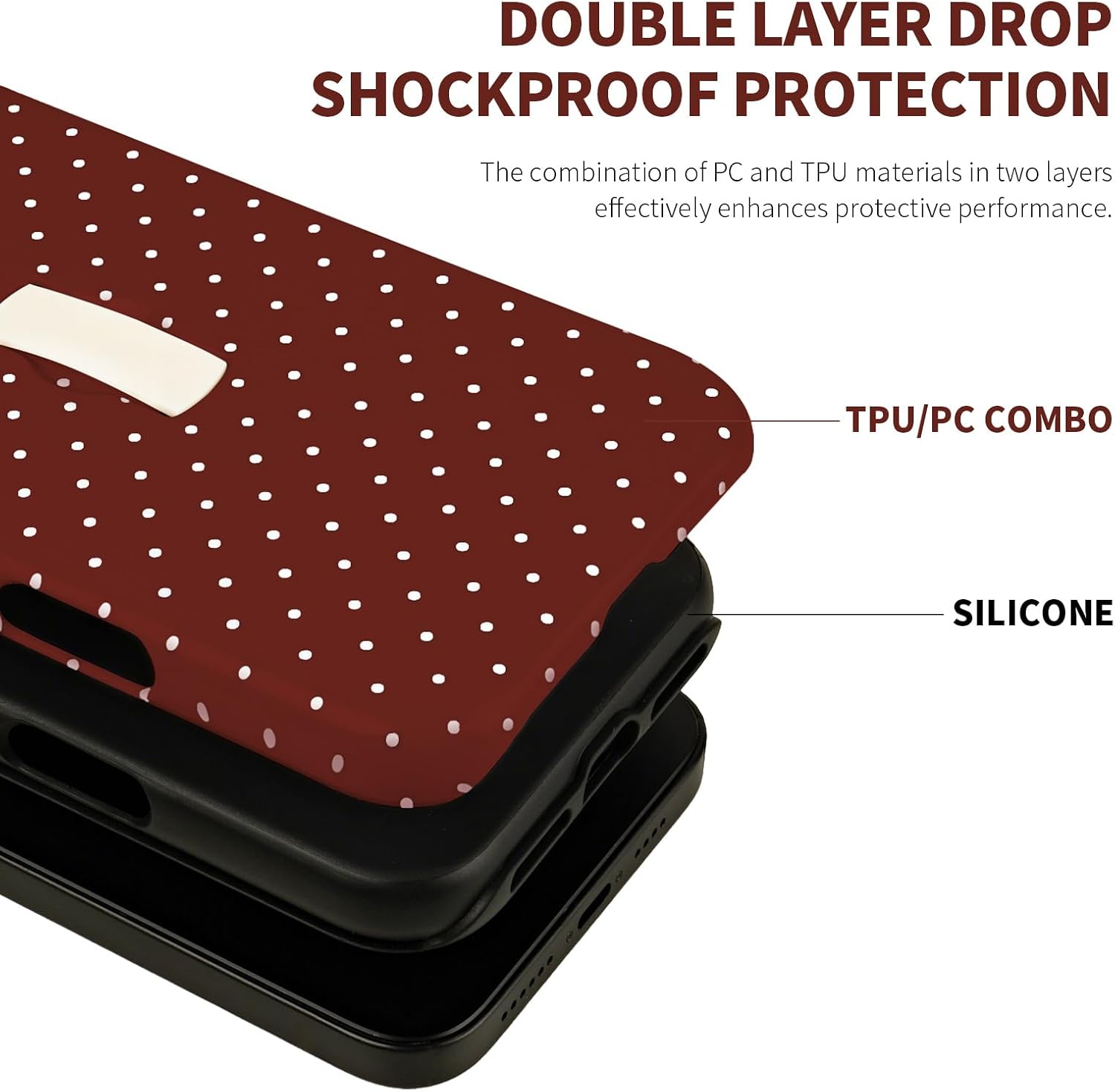 Detalle de iPhone 16 Case with Adjustable Hidden Stand