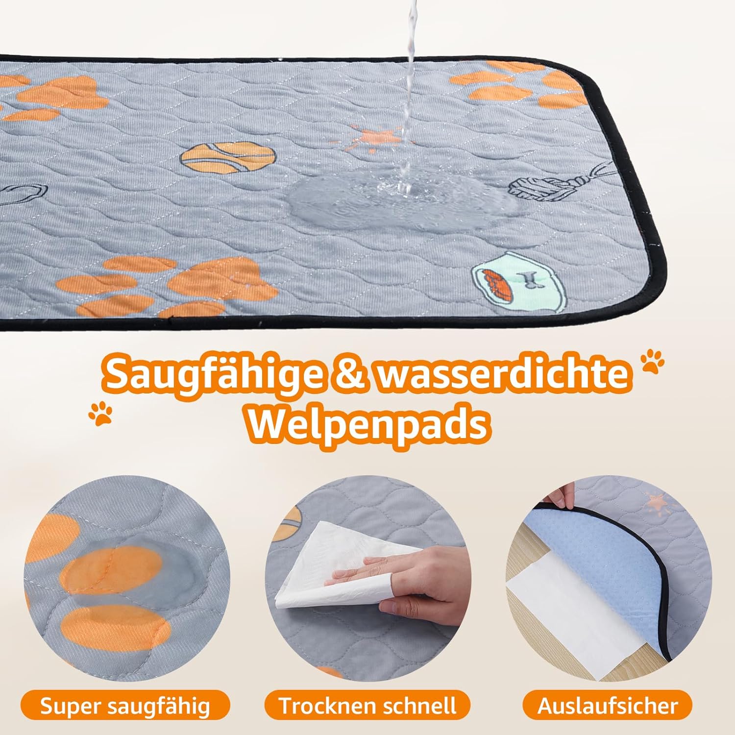 Detalle de PICK FOR LIFE Welpenunterlagen 92 x 104 cm