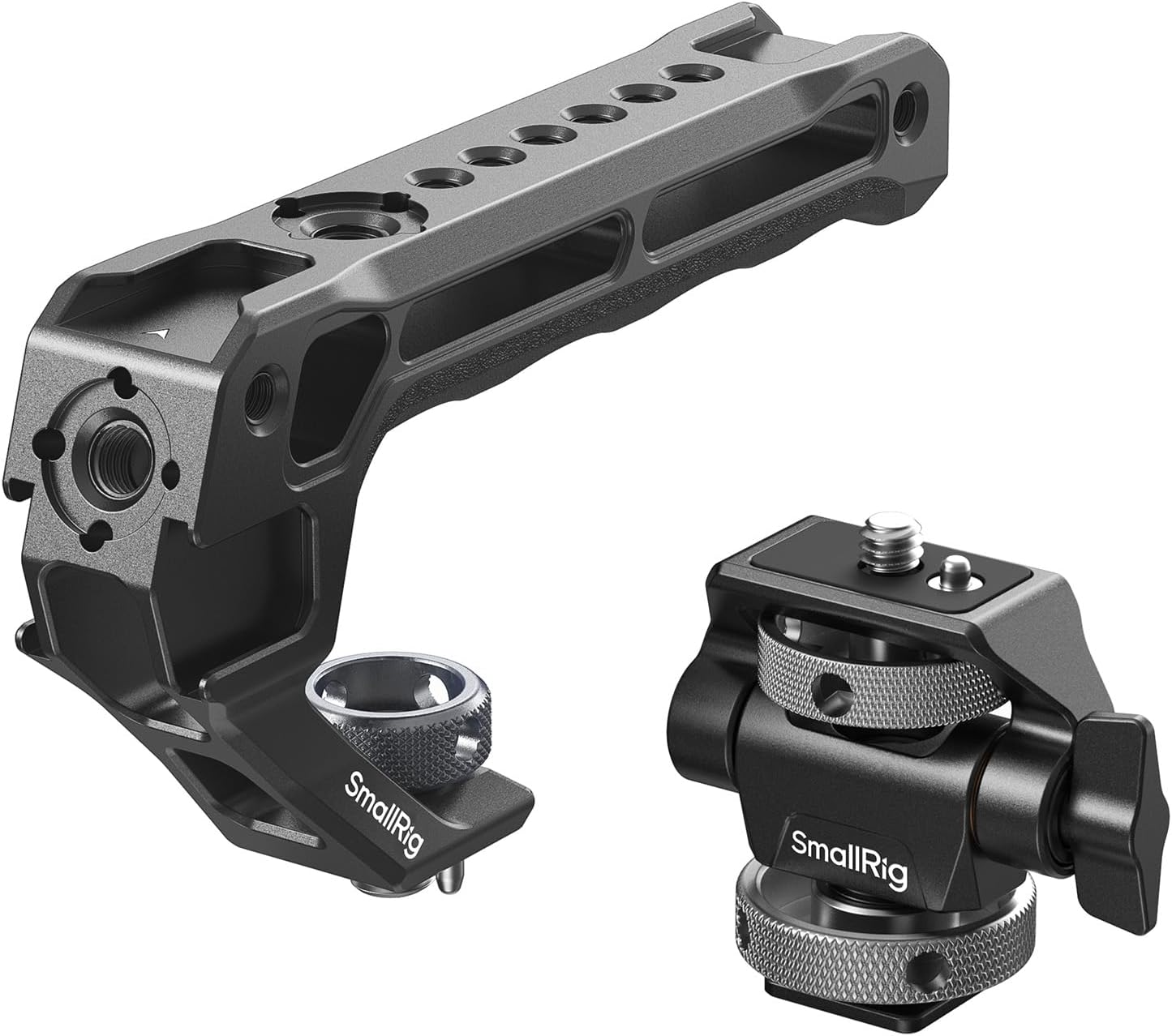 Detalle de SMALLRIG 5322 top handle with monitor mount