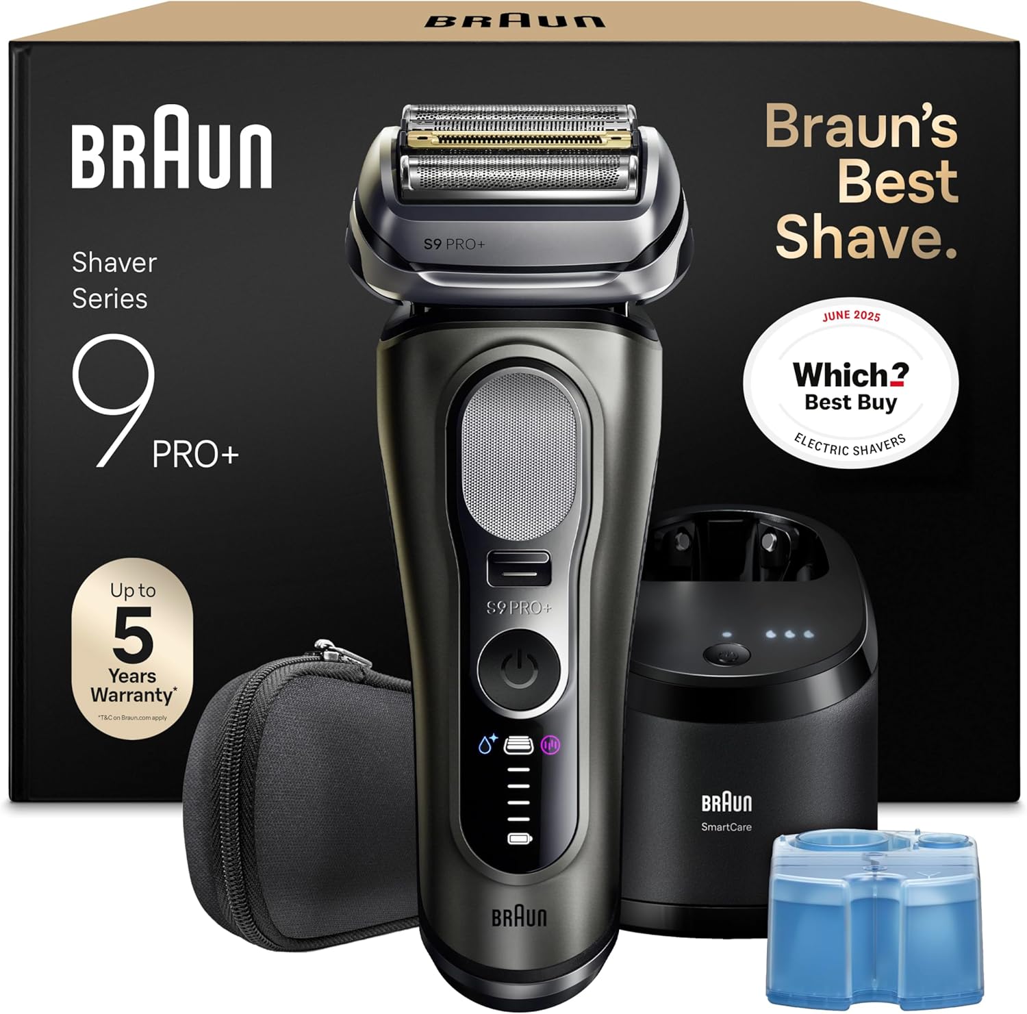 Detalle de Braun Series 9 PRO+ 9665CCE Electric Shaver for Men