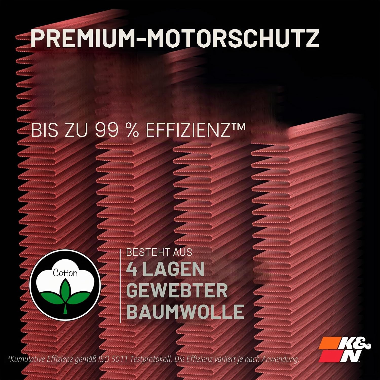 Thumbnail 3 de K&N 33-2273 Motorluftfilter mit 50.000 Meilen