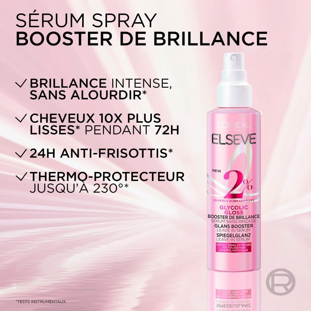 Thumbnail 2 de L'Oréal Paris Elseve Glycolic Gloss – Sérum Spray Booster de Brillance 150 ml