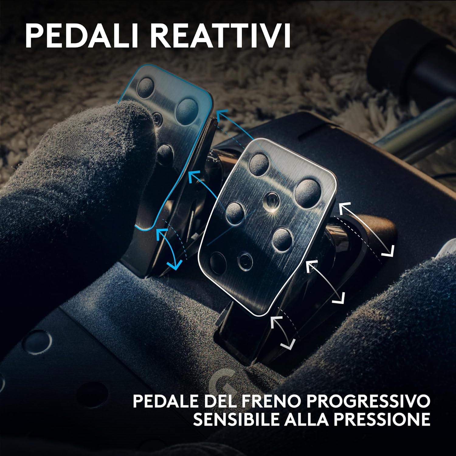Thumbnail 6 de Logitech G G923 volante da corsa e pedali per Xbox Series X|S, Xbox One e PC