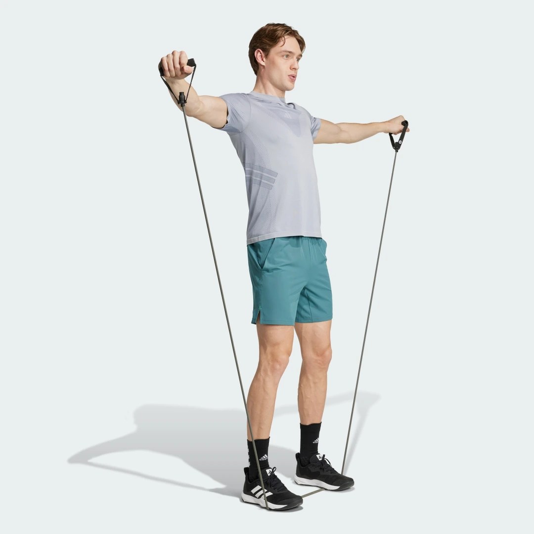 Thumbnail 2 de Adidas Pantalón corto Gym+ verde 🎽