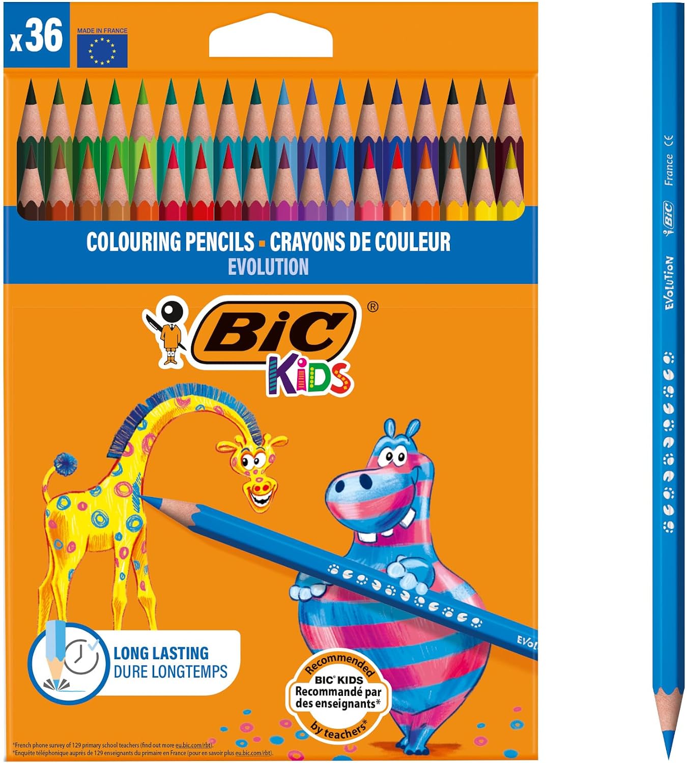 Detalle de BIC Kids Evolution 36 Colour Pencils