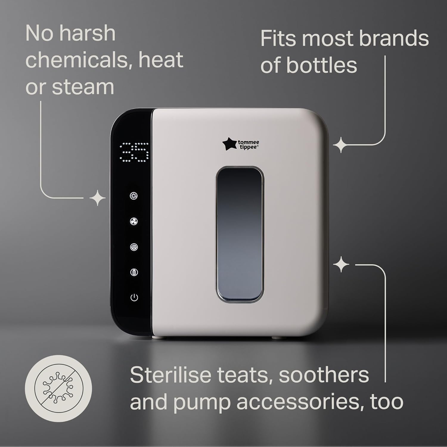 Detalle 2 de Tommee Tippee Ultra UV Steriliser 1 for Bottles