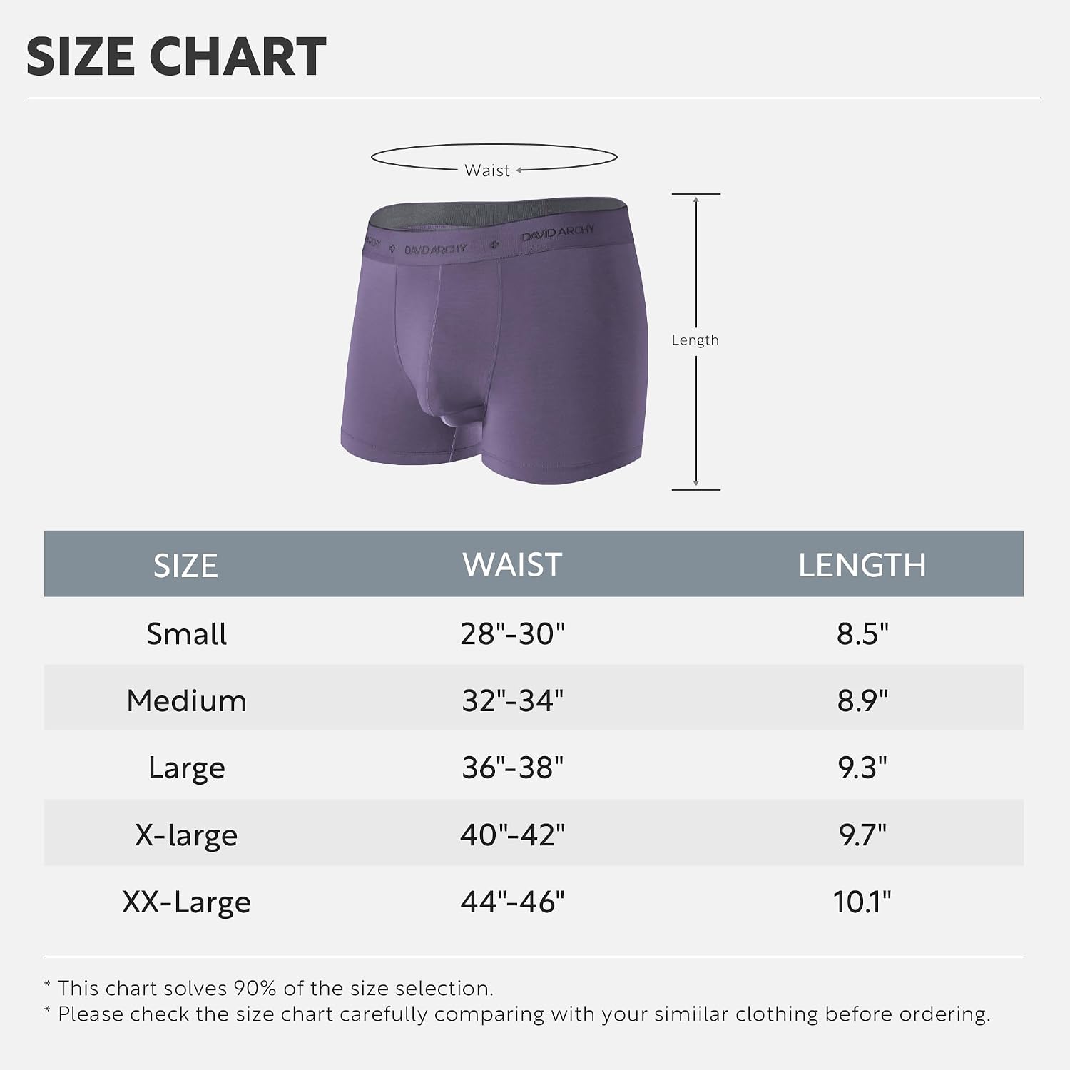 Detalle 2 de DAVID ARCHY Dual Pouch Micro Modal Trunks for Men with Support Pouch