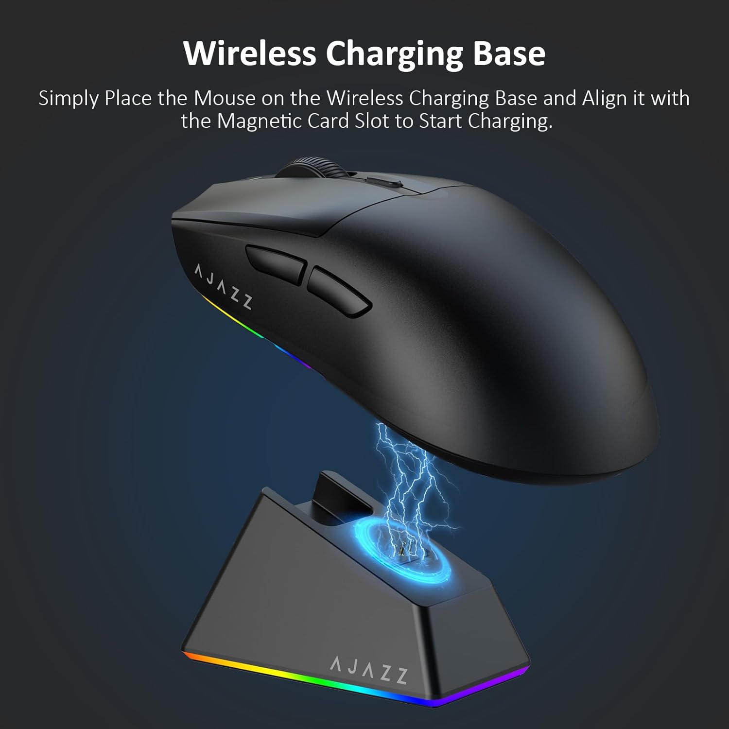 Detalle de AJAZZ AJ139 V2 MC Wireless Gaming Mouse – Leicht, flexibel und präzise