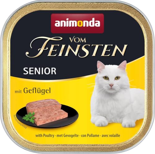 Detalle de animonda Vom Feinsten Katzenfutter nass Senior Vielfalt – 32 x 100 g