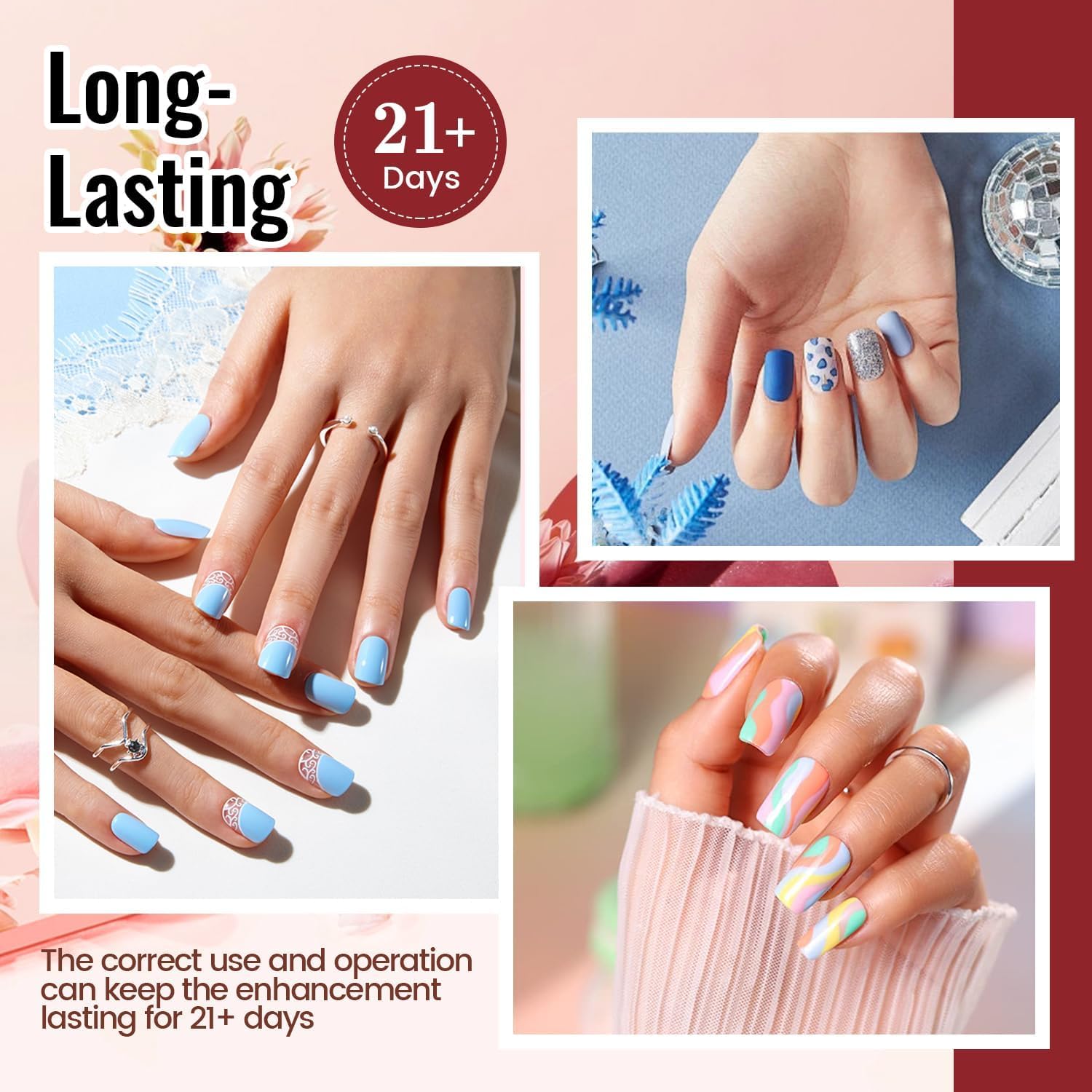 Detalle 2 de JODSONE 36pz Kit Semipermanente 32 colori 💅