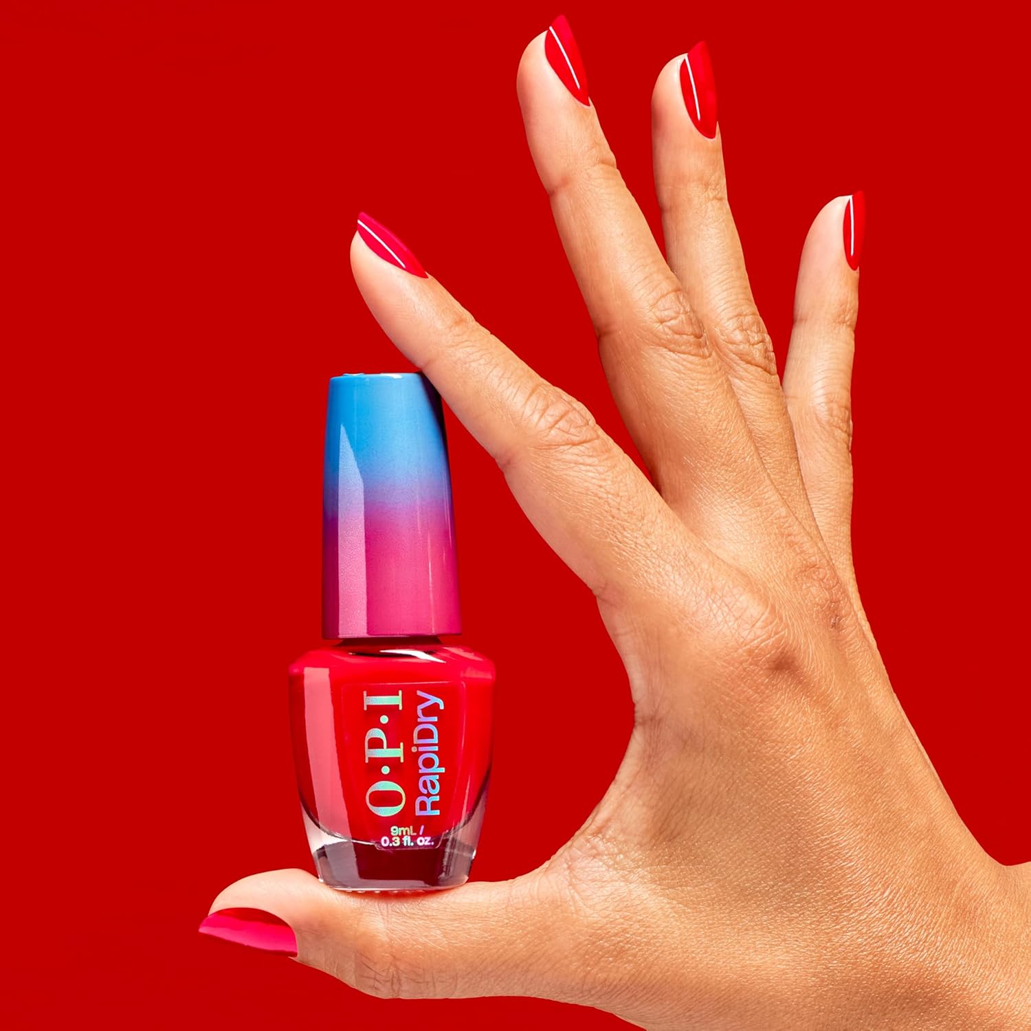 Thumbnail 1 de OPI RapiDry™ Vernis à ongles à séchage rapide rouge et bordeaux – tenue jusqu’à 5 jours, vegan, 9 ml