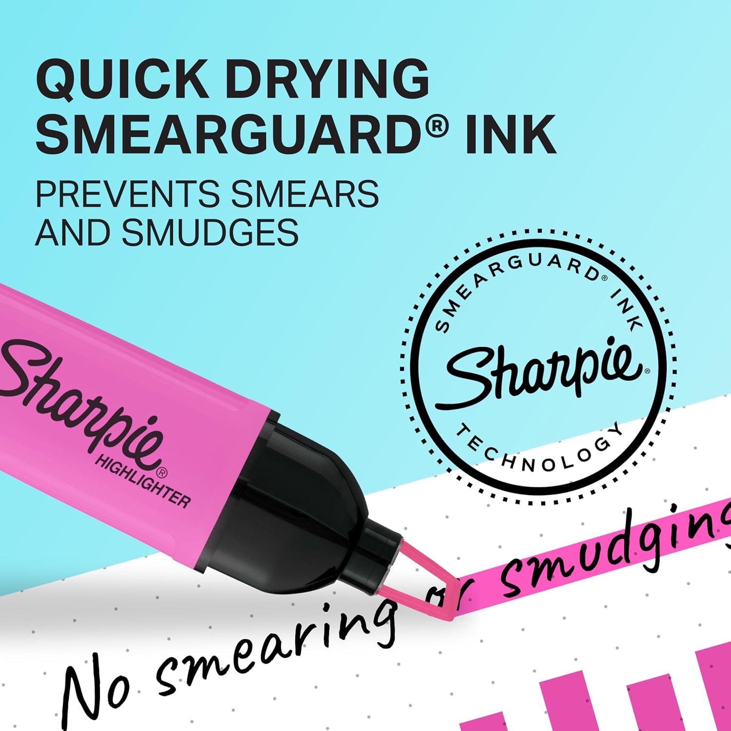 Detalle de Sharpie Clear View highlighters 8 pack