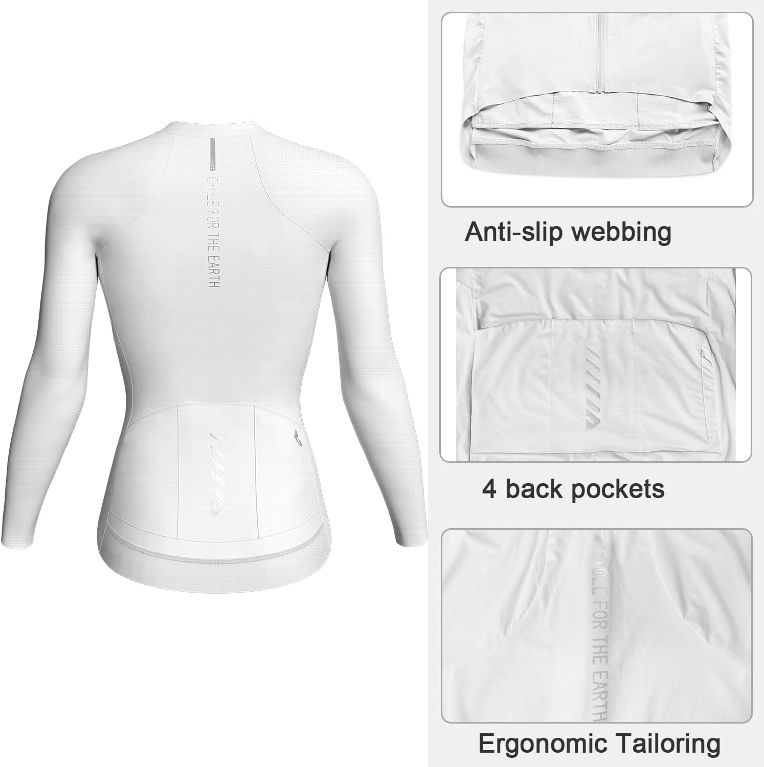 Thumbnail 2 de Lo.gas Radtrikot Damen Kurzarm – atmungsaktives Rennradtrikot mit 3 Taschen