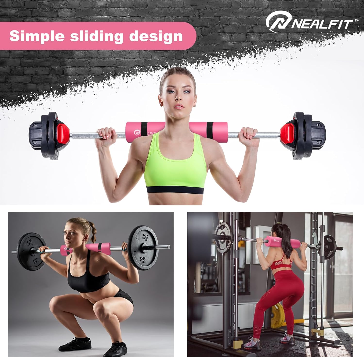 Thumbnail 6 de NEALFIT Barbell Pad Squat Pad for Squats – A pragmatic, durable bar pad for safer lifting