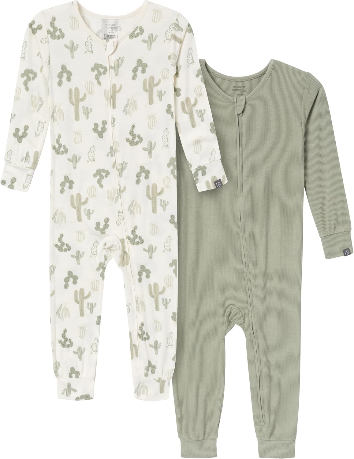 Detalle de Modern Moments by Gerber Footless Pajamas, 18 Months