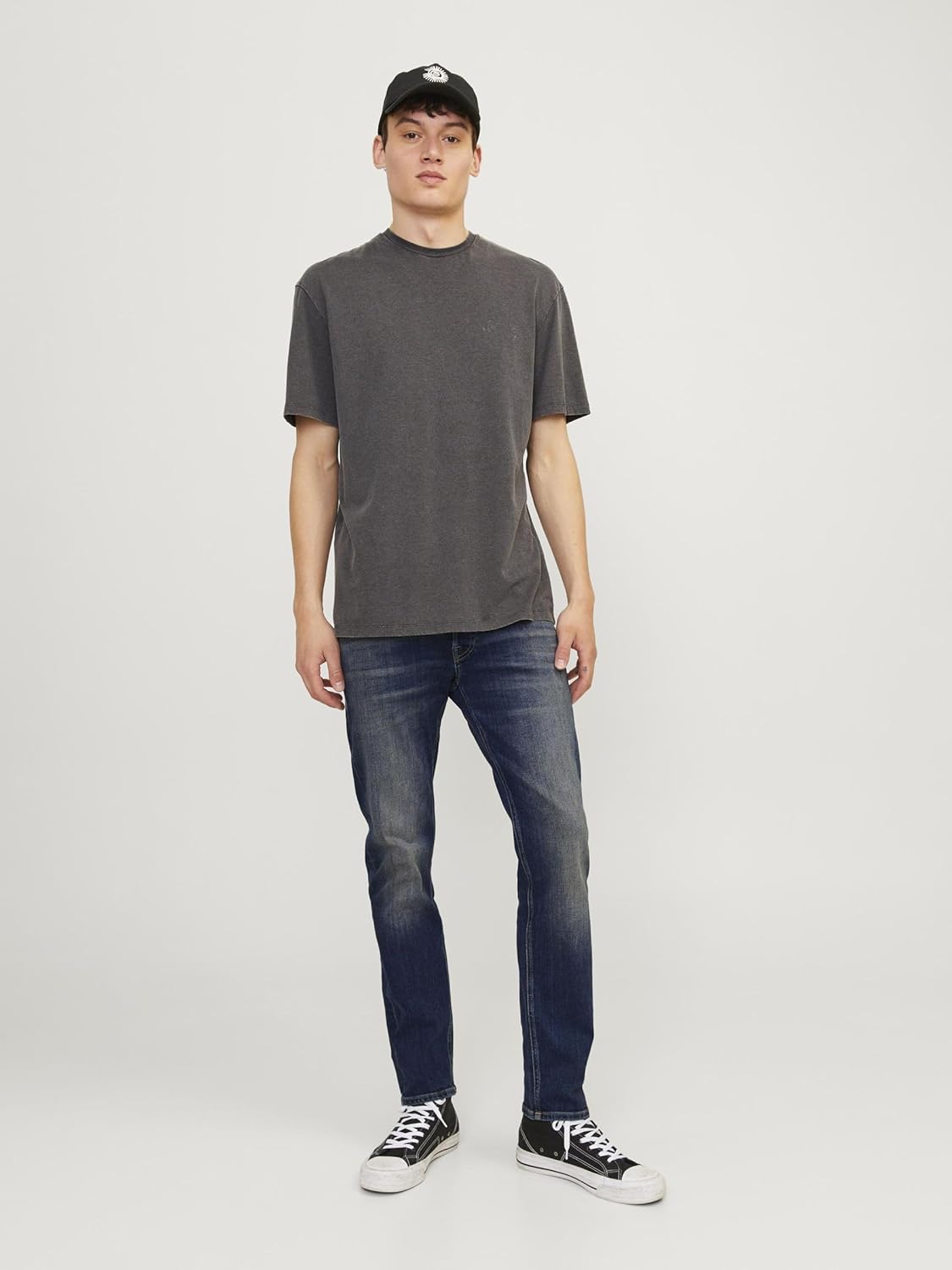 Detalle de JACK & JONES Jean Coupe Tapered MIKE ORIGINAL JOS — Confort et style intemporel