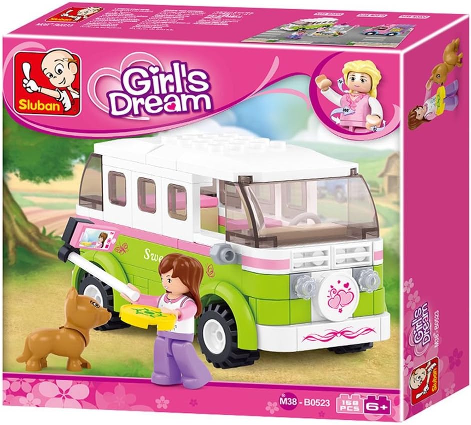 Thumbnail 2 de Campingbus (158 Teile) [M38-B0523] – Klemmbausteine City‑Set mit Spielfigur