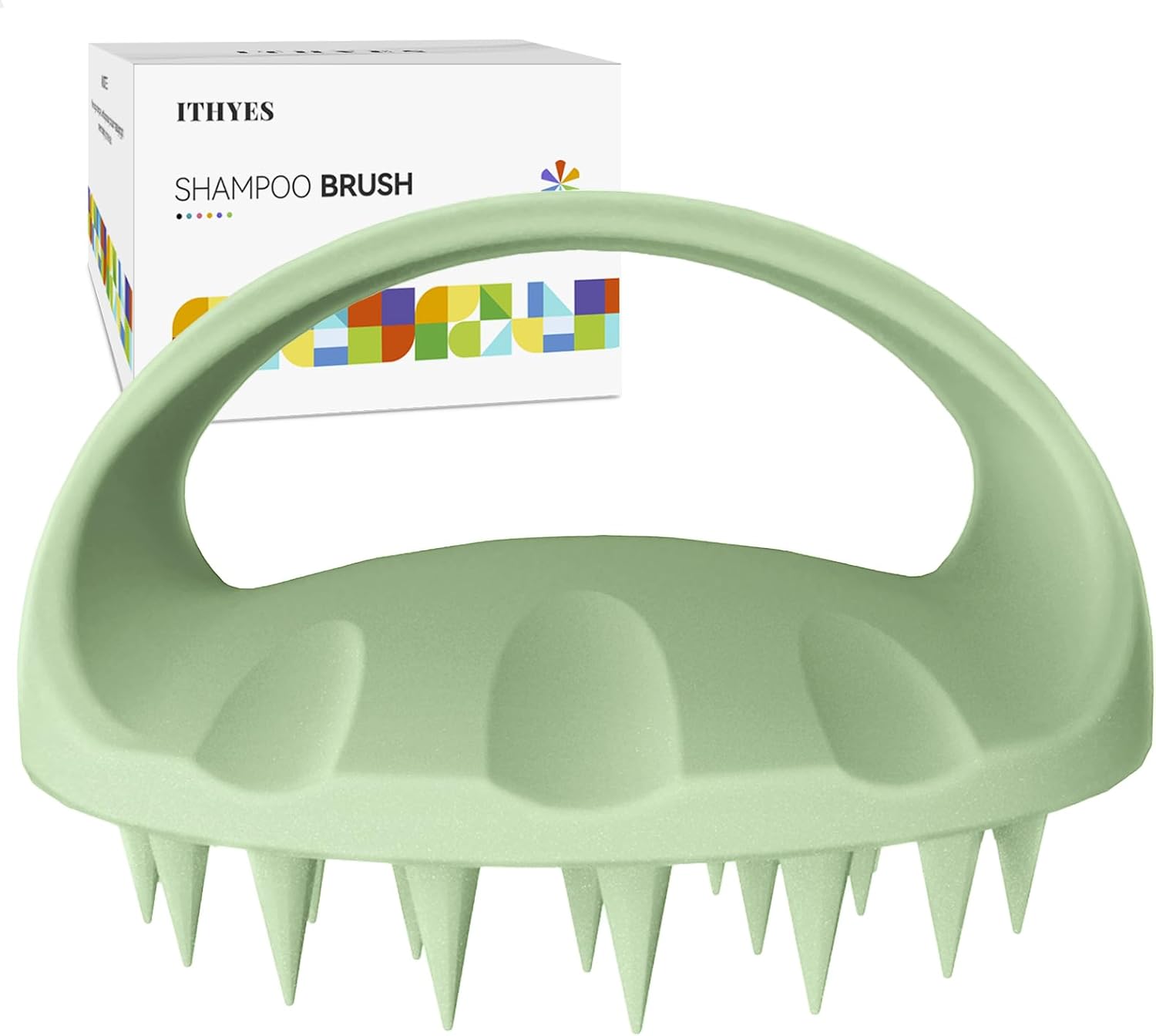 Detalle de Ithyes 4364a6d6-c6e5-42cc-bf6f-491958593db1 38-Finger Silicone Scalp Brush