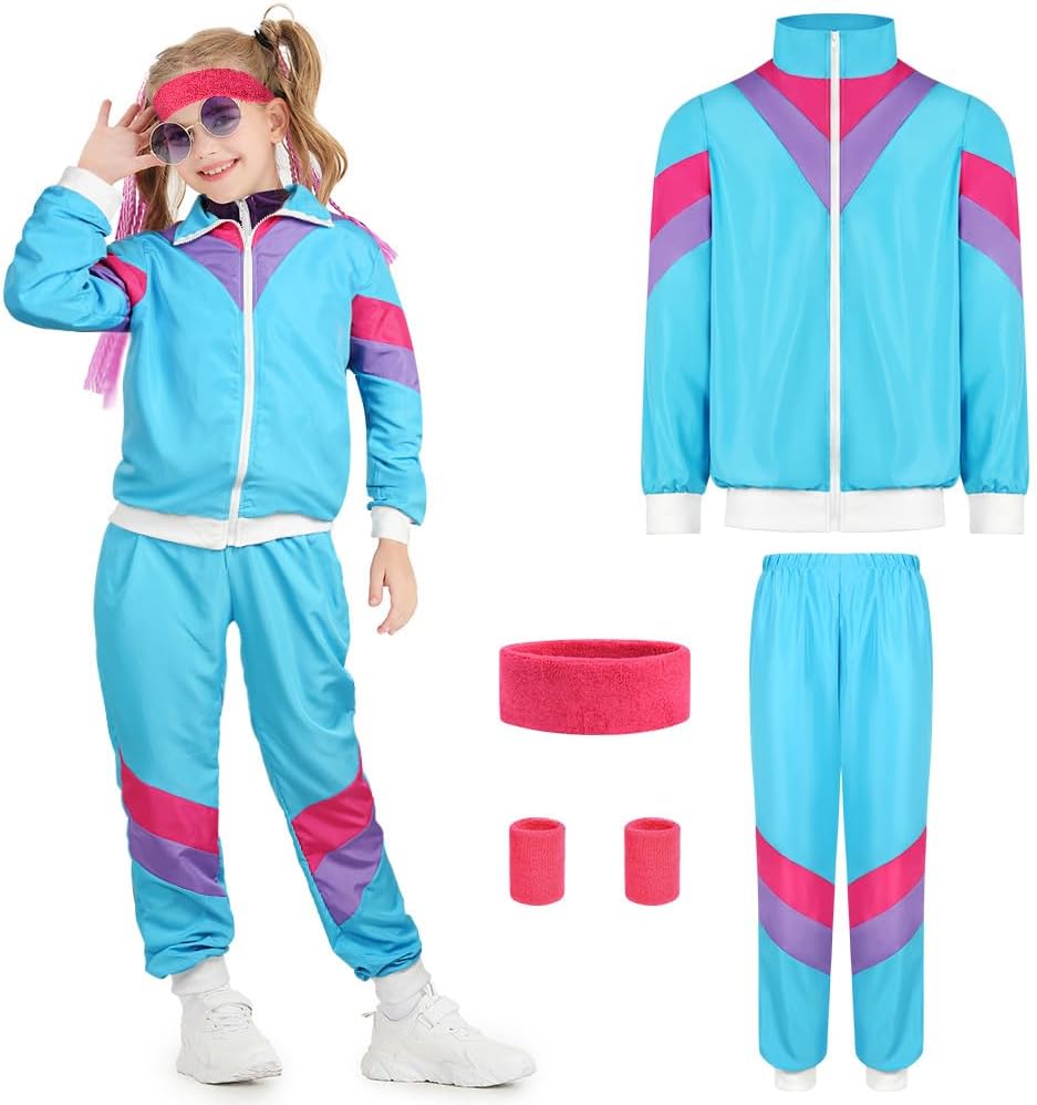 Detalle de AYBUY 80er/90er Kinder Outfit 5-teilig