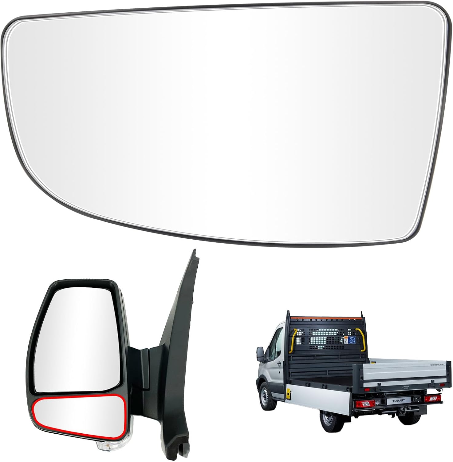 vsshe BK31-17C718-AB verre miroir Ford Transit MK8 2014