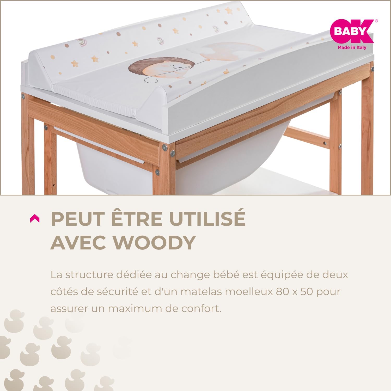 Thumbnail 3 de OKBABY Fluffy 80 x 50 cm Matelas à langer