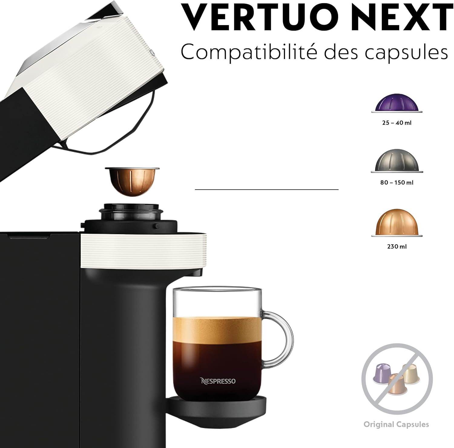 Thumbnail 3 de Nespresso De'Longhi Vertuo Next Blanc – Machine à Café Vertuo avec Centrifusion