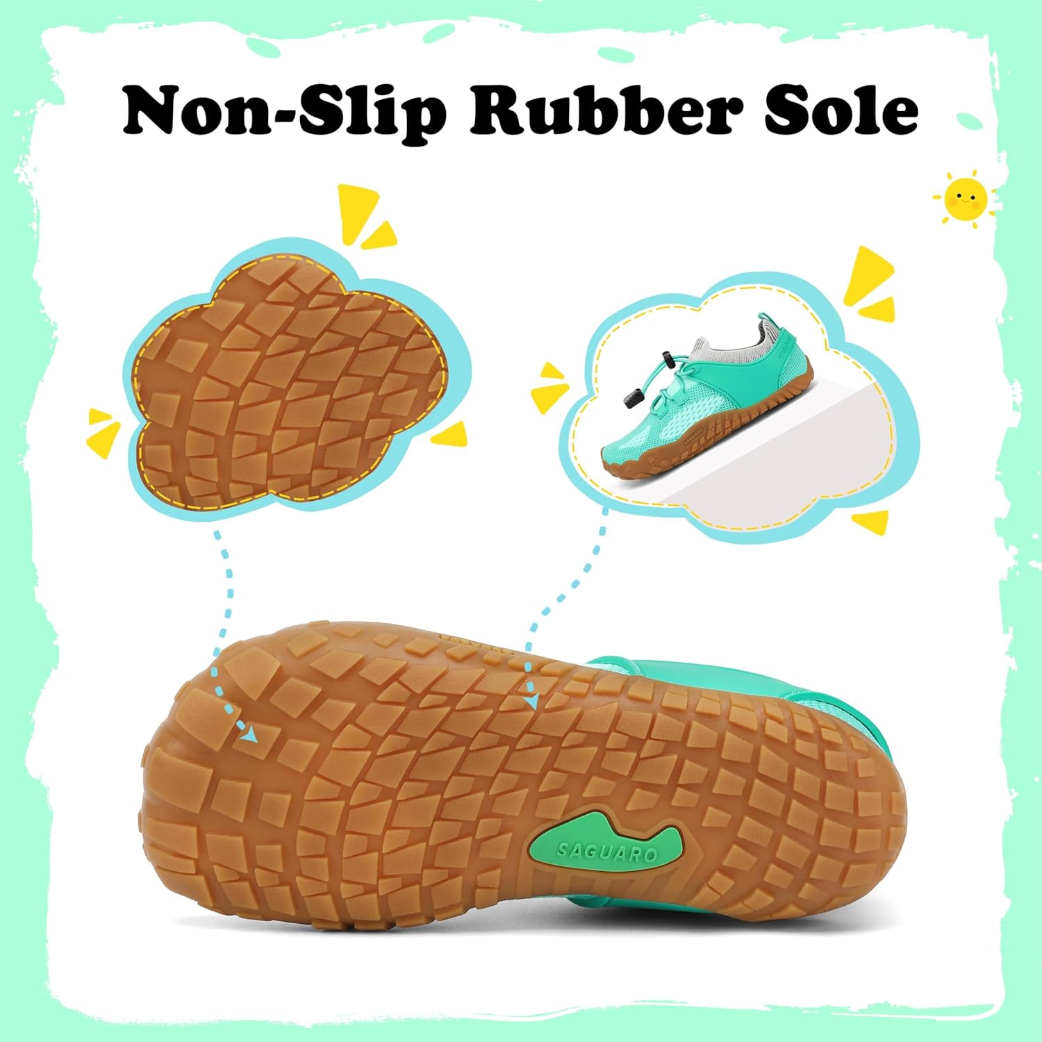 Thumbnail 4 de SAGUARO Barfußschuhe Kinder Outdoor – Barfußschuhe für Jungen und Mädchen, Gr. 24–36