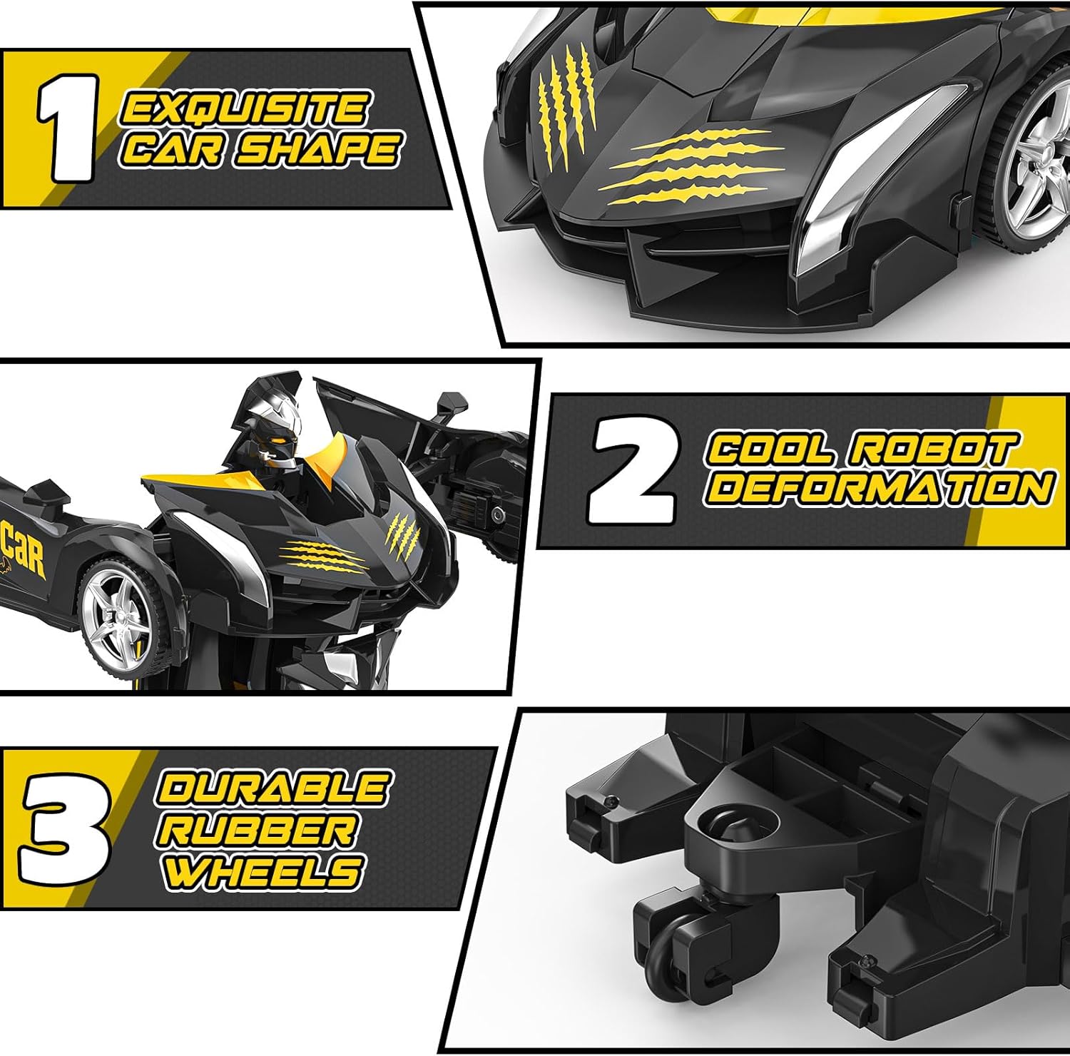 Detalle 2 de BLUEJAY Transform RC Car 1:18 360°