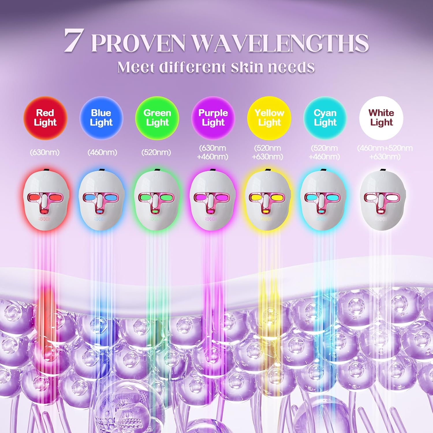 Thumbnail 1 de LED Face Mask with 7 Colors
