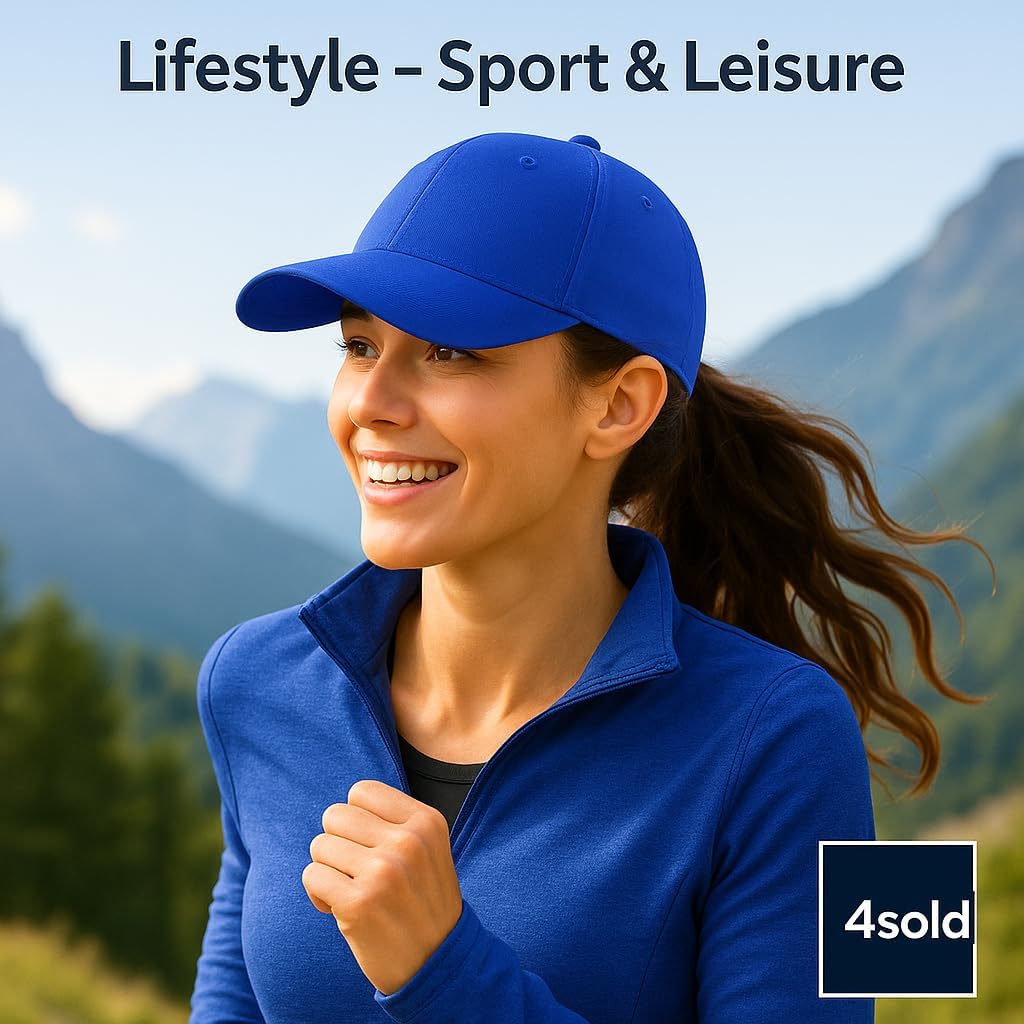 Detalle 2 de 4sold 100% Cotton Baseball Cap – Polo Style, Unisex
