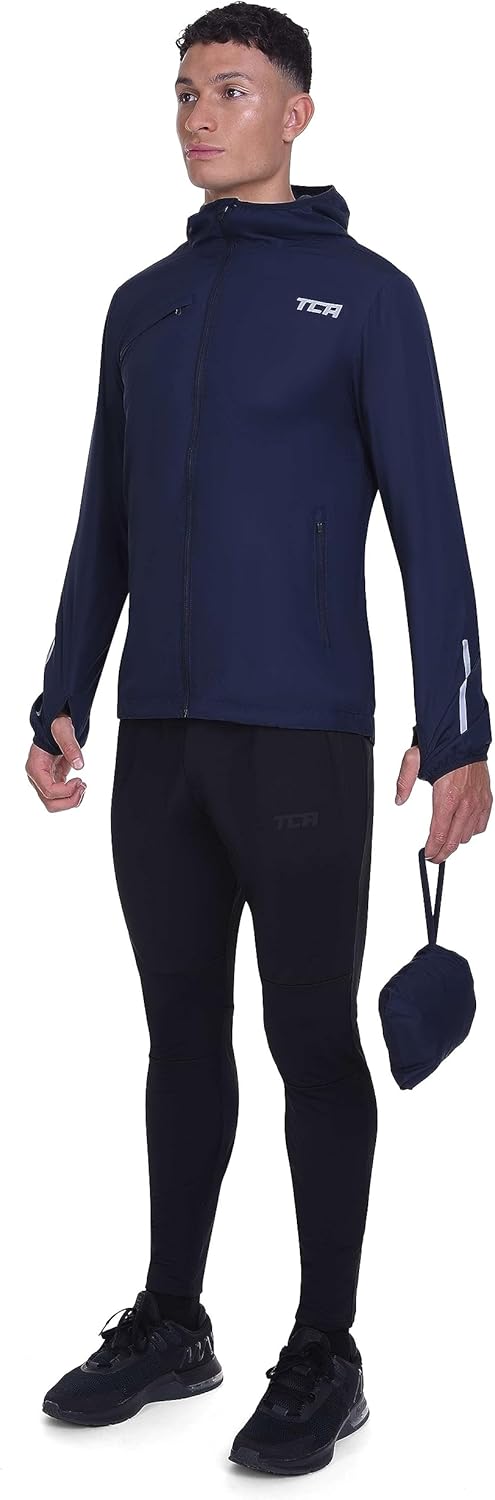 Thumbnail 4 de TCA Veste softshell de course pour hommes et garçons – veste réfléchissante, respirante et compressible avec poches zippées