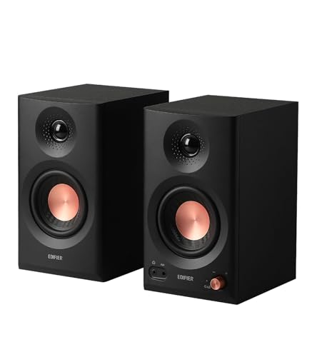 Detalle de Edifier MR3: Altoparlanti da Studio Compatti 2.0 con Bluetooth 5.4 e Controlli Frontali